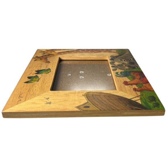 Noah's Ark Wooden Picture‎ Frame Fetco 5x3.5" Photo Size - Picture 10 of 16